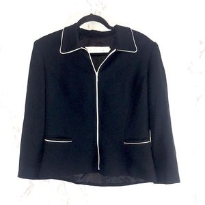 Garfield and marks zip up blazer jacket H6